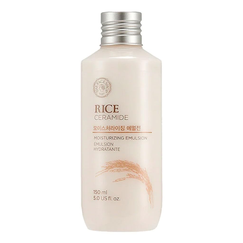 The Face Shop Rice & Ceramide Moisturizing Emulsion - Hydrating & Nourishing Facial Emulsion